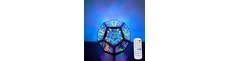 Infinity mirror light - RGBW, 9W, USB tilslutning, inkl. fjernbetjening