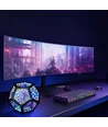 Infinity mirror light - RGBW, 9W, USB tilslutning, inkl. fjernbetjening