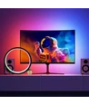 Slim Cirkel RGBIC lampe - Ø20cm, Bluetooth, 5V USB