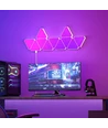 RGBIC Hexagon Tri Panels sæt 10 stk. - fjernbetjening, app styring, væglys