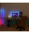 RGBIC+WW hjørnelampe - 146cm, Bluetooth app styring og RF fjernbetjening