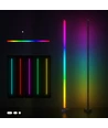 RGBIC+WW hjørnelampe - 146cm, Bluetooth app styring og RF fjernbetjening
