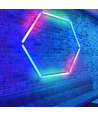 20W Hexagon RGBIC 1 felt komplet sæt - Inkl. bluetooth controller og strømforsyning