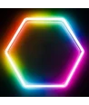Hexagon RGBIC 1 felt komplet sæt - 20W. inklusiv bluetooth controller og strømforsyning