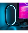 Ellipseformet RGBIC lampe - 25 x 15 cm, 10W, inkl. fjernbetjening, USB tilslutning