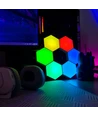 10 stk. RGBIC Hexagon Væglys - Sæt