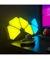 RGBIC Hexagon Tri Panels sæt 10 stk. - fjernbetjening, app styring, væglys