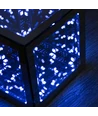 Infinity Cube 15x15 RGBIC - 3D lys effekt, inkl. fjernbetjening, USB tilslutning