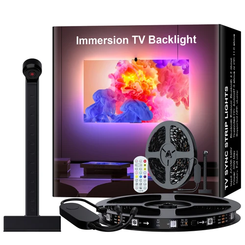 3m TV LED strip med kamera - passer til 32-50" TV, 10W, 30 LED/m