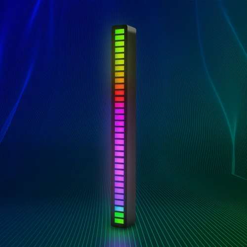 RGBIC music sync desk light - 18cm, indb. batteri, Bluetooth
