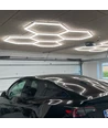 Hexagon LED 5 felter komplet sæt - RA95, 168W. inklusiv strømtilslutning