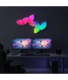 10 stk. Hexagon Tri Panels - Væglys, RGBIC, fjernbetjening, app styring