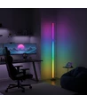 RGBIC+WW hjørnelampe - 146cm, Bluetooth app styring og RF fjernbetjening