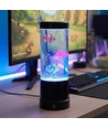 Jellyfish RGB 25cm høj lampe - Ø9 cm, perfekt til børn og barnlige sjæle