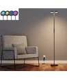 Wi-Fi Tuya/SmartLife LED Gulvlampe i RGB+CCT Farve - Sort