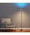 Wi-Fi Tuya/SmartLife LED Gulvlampe i RGB+CCT Farve - Sort