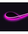 5m 9W/m Rosa Dot-free COB-LED strip - 24V DC, IP67, 240 LED/m, 5 års garanti