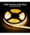 5m COB LED strip IC løbelys/running - 12W/m, løbelys, 120 LED pr. meter, 24V