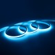 5m 9W/m Lyseblå Slim COB LED strip - 24V DC, IP67, Dot-free, 240 LED/m