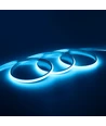 5m 9W/m Lyseblå Dot-free COB-LED strip - 24V DC, IP67, 240 LED/m, 5 års garanti