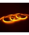 5m 9W/m Gul Dot-free COB-LED strip - 24V DC, IP67, 240 LED/m, 5 års garanti