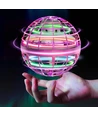 Hover Orb flyvende bold med RGB lys - Ø8,5 cm, lilla, perfekt til børn og barnlige sjæle
