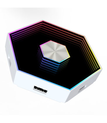 10 stk. Hexagon Infinity Væglys - RGBIC