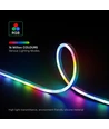 5m RGBIC Neon Flex LED sæt - 5V USB, Bluetooth app, fjernbetjening