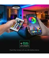 5m RGBIC Neon Flex LED sæt - 5V USB, Bluetooth app, fjernbetjening