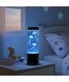 Jellyfish RGB 25cm høj lampe - Ø9 cm, perfekt til børn og barnlige sjæle