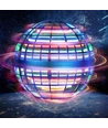 Hover Orb flyvende bold med RGB lys - Ø9,5 cm, blå, perfekt til børn og barnlige sjæle