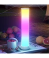 Opladelig RGBIC+CCT LED bord/natlampe - 32cm, Bluetooth, Hvid, touch dæmpbar, IP20 indendørs