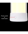 Opladelig RGBIC+CCT LED bord/natlampe - 32cm, Bluetooth, Hvid, touch dæmpbar, IP20 indendørs