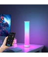 Opladelig RGBIC+CCT LED bord/natlampe - 32cm, Bluetooth, Hvid, touch dæmpbar, IP20 indendørs