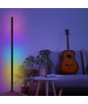 120cm RGBIC hjørnelampe - Sort, Wifi app styring og fjernbetjening