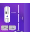 120cm RGBIC hjørnelampe - Sort, Wifi app styring og fjernbetjening