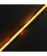 10m 9W/m Gylden gul COB-LED strip - 24V DC, IP20, 320 LED/m