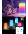 RGBIC+CCT LED bord/natlampe - Hvid, touch styring, IP20 indendørs
