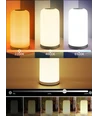RGBIC+CCT LED bord/natlampe - Hvid, touch styring, IP20 indendørs