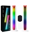 2 stk. RGBIC infinite ambient light bar hvid - 24cm, Bluetooth, 5W