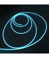 5m 8W/m Lyseblå 8x16 Neon Flex LED - 12V DC, IP67