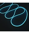 5m 8W/m Lyseblå 8x16 Neon Flex LED - 12V DC, IP67