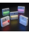 2stk. Genopladelige sensorlamper - Magnet, USB-C, passer til trapper, klædeskab, natlys mm.