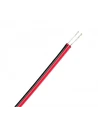 10m Kabel rød/sort - 2x0,35mm², 12V-24V, til LED strip