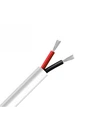 5m Kabel rød/sort, hvid rund - 2x0,35mm², 12V-24V, til LED strip