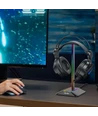 RGB headset holder - 24cm høj, 2x USB output