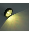 Opladelig RGB LED coaster - Sort, IP54 udendørs