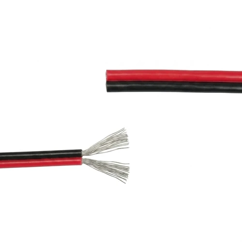10m Kabel rød/sort - 2x0,35mm², 12V-24V, til LED strip