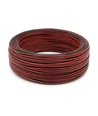 100m 1,2mm² kabel rød/sort - 2-ledet (16AWG), 12V-24V, til LED strip