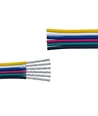 5m 1,2mm² RGBCCT kabel - 6-ledet (16AWG), 12V-24V til LED strip